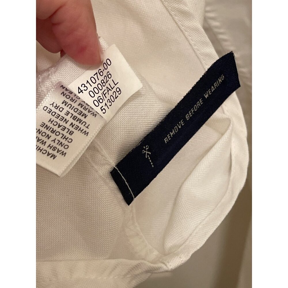 Vintage Banana Republic Western White Long Sleeve pearl Snap Men’s Shirt Sz Med - Picture 4 of 15